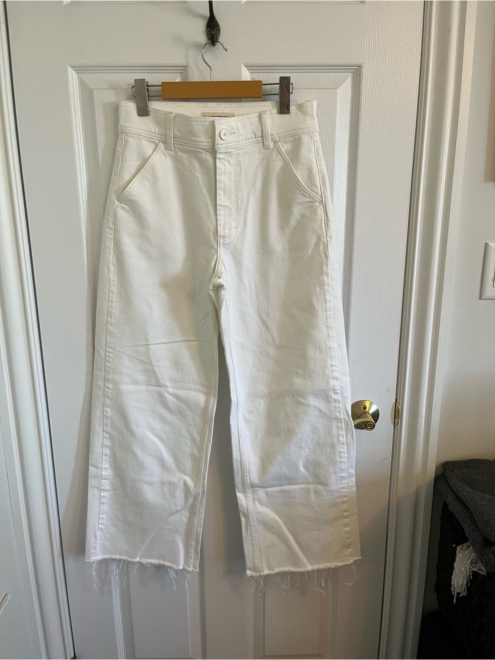 Lucky Brand White Wide-Leg Jeans - Picture 2 of 7